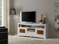 Porta tv Mobile porta tv in legno Artigianale in legno a prezzo Outlet
