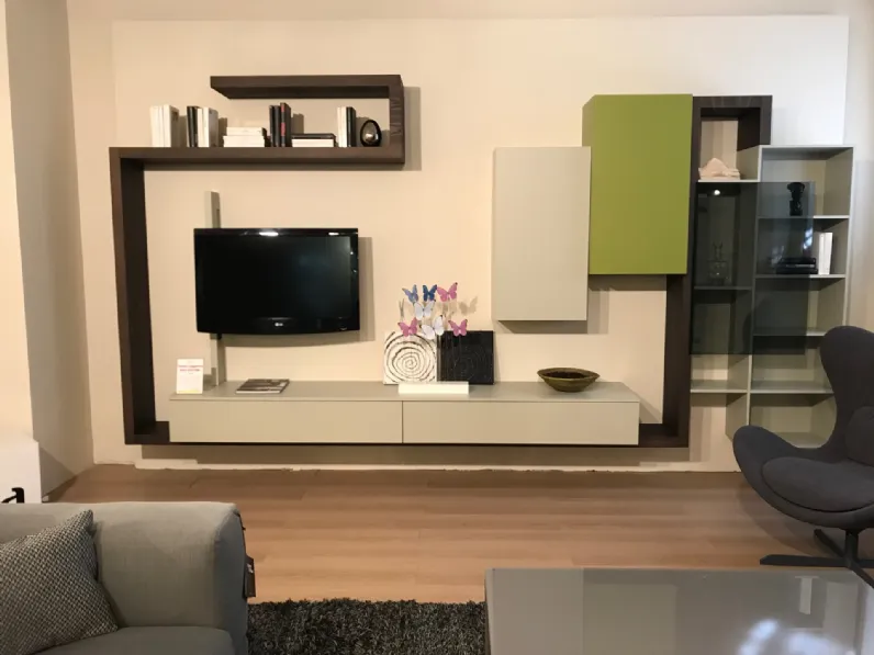Porta tv Soggiorno side system  Fimar in legno in Offerta Outlet