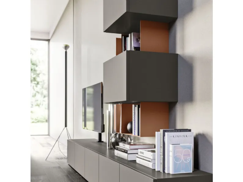 Parete attrezzata System day di Orme in OFFERTA OUTLET