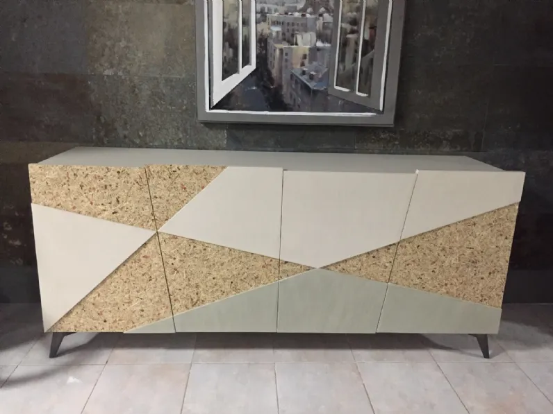Madia di Artigianale in laccato opaco Madia alasia a prezzo Outlet
