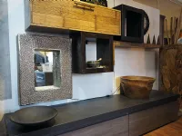 mobile soggiorno moderno  in legno e bambu in offerta 