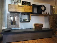 mobile soggiorno moderno  in legno e bambu in offerta 