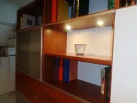 Parete attrezzata Mobile soggiorno essenza ciliegio Mida 2 in stile moderna a prezzo scontato