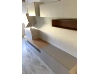 Parete attrezzata Parete soggiono santa lucia decorativo e legno nodato di Santalucia in OFFERTA OUTLET