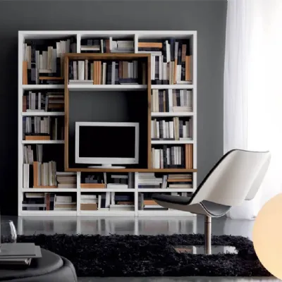 Soggiorno Pacema Soggiorno  di legno Legno Librerie Moderno