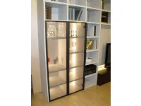 Libreria Liberia modo Sangiacomo in stile design con forte sconto