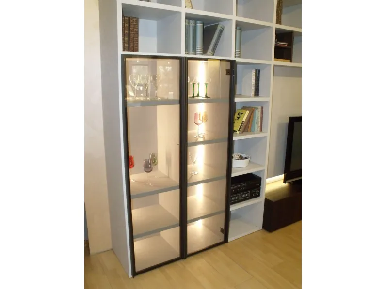 Libreria Liberia modo stile design di Sangiacomo in Offerta Outlet