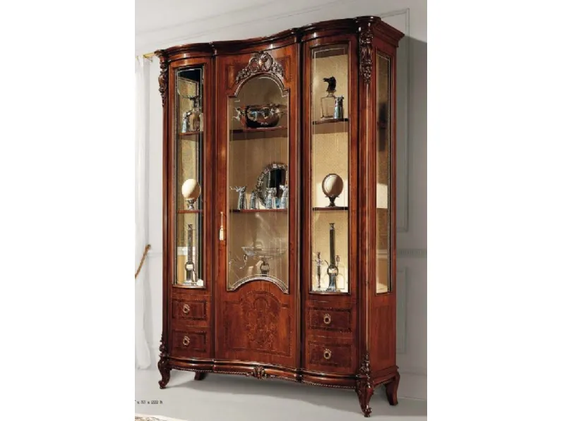 Vetrinetta Cristalliera sagomata mod.ducale scontata del 40% Artigianale OFFERTA OUTLET