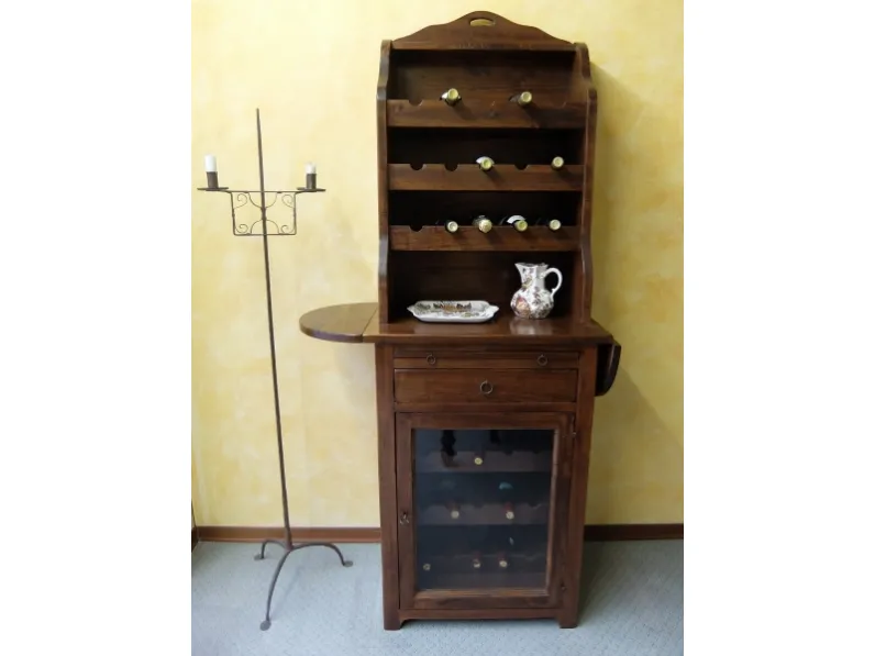 Vetrinetta in legno stile classico Cantina Artigianale