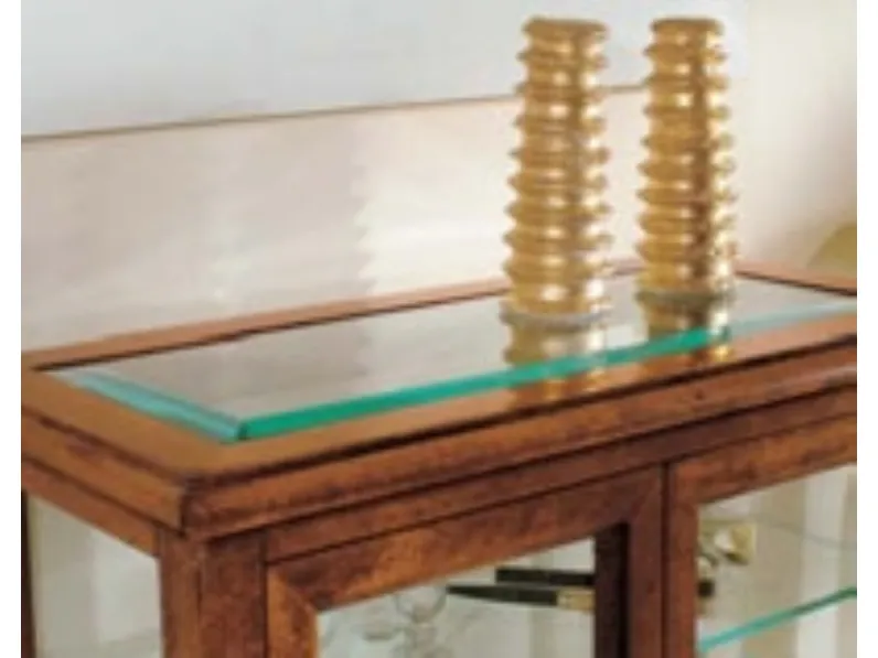 Vetrinetta Modello quadrifogli Artigianale in legno a prezzo Outlet