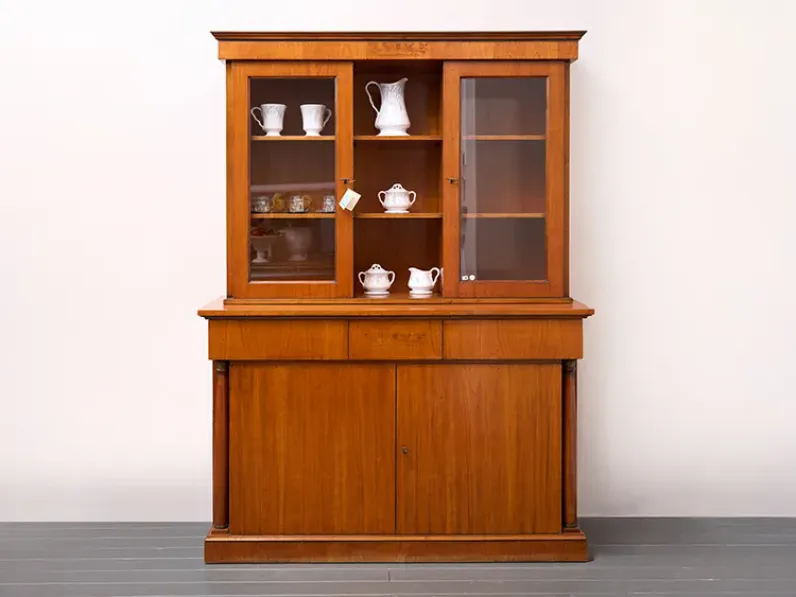 Vetrinetta Vetrina libreria Miazzo in legno a prezzo scontato