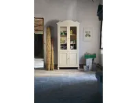 Vetrinetta Vetrina shabby laccata scontata del 50% Artigianale in laccato opaco a prezzo Outlet