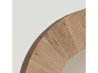 Specchiera in stile design Tondo legno  OFFERTA OUTLET