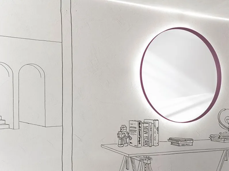 Specchio Fullmoon di Minotti italia in stile design SCONTATO 