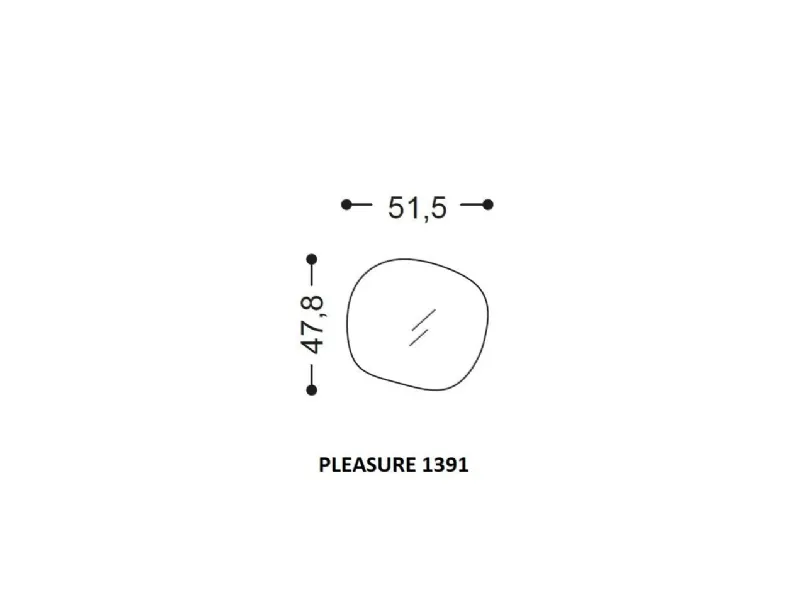 Specchiera Pleasure di Lago in stile design 