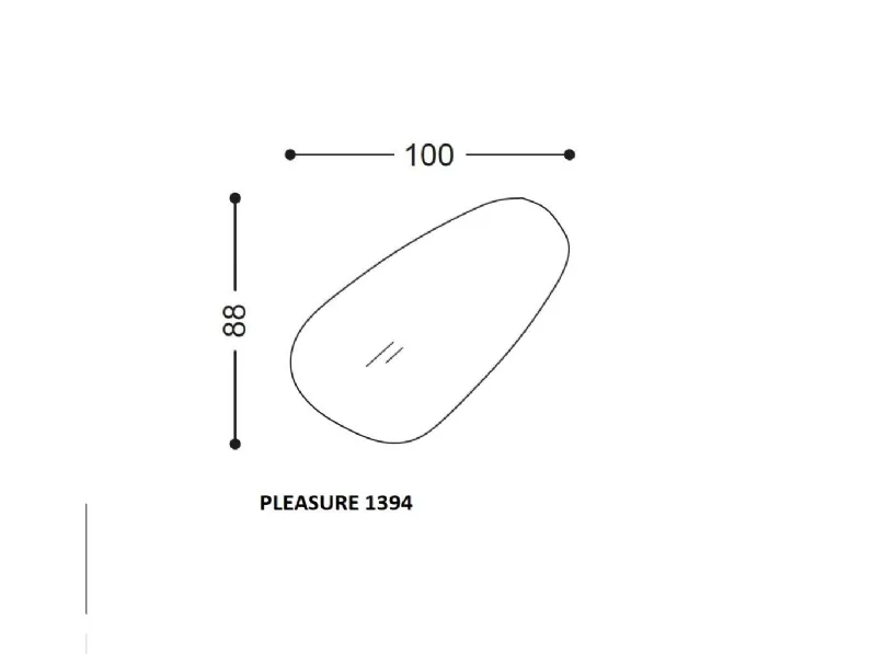 Specchiera Pleasure di Lago in stile design 