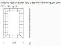 Specchiera modello Pasha' di Cattelan italia in offerta