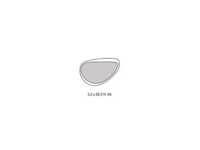 Specchiera in stile moderno Soho ardesia  OFFERTA OUTLET