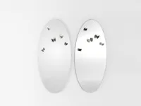 Specchio Bice specchio di Mogg in stile design SCONTATO 