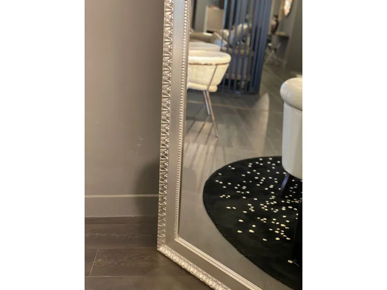 Specchio Con cornice argento di Flai in stile design SCONTATO