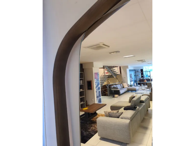 Specchio design Golden wood di Ozzio a prezzo scontato