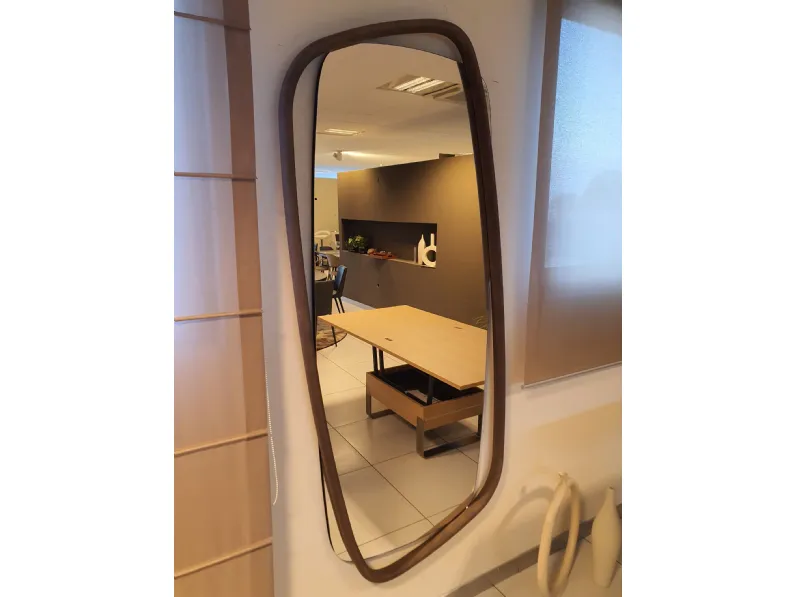 Specchio design Golden wood di Ozzio a prezzo scontato