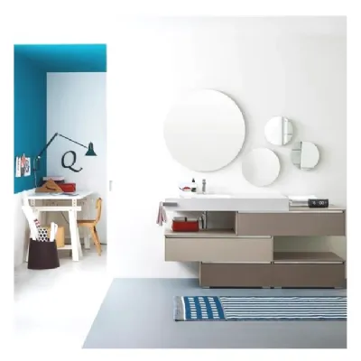 Specchio in stile design Light tonde OFFERTA OUTLET
