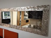 Specchio design Metallo graffiato di Arcom in Offerta Outlet