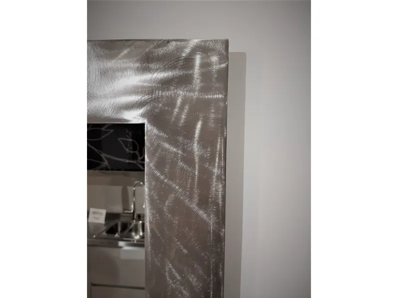 Specchio design Metallo graffiato di Arcom in Offerta Outlet