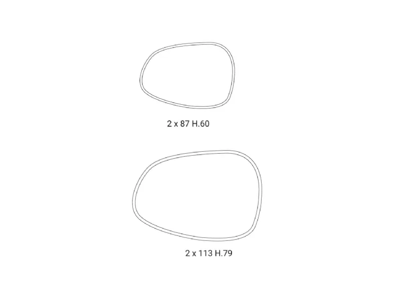Specchio Miami di Easyline in stile design SCONTATO 