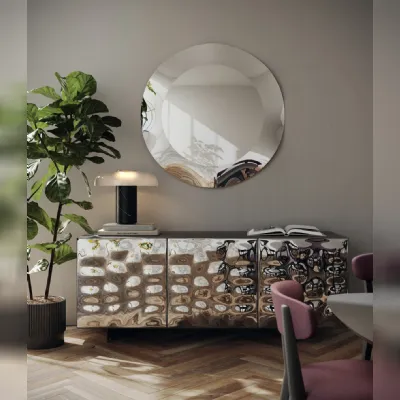 Specchio design Specchio glimpse tondo di Scavolini in Offerta Outlet