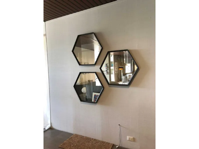 Specchio in stile design Esagona OFFERTA OUTLET