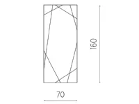 Specchio moderna Ego di Capodarte scontato -25%