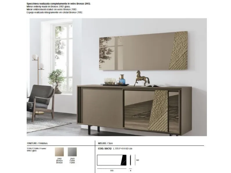 Specchio Iside di Target point in stile design SCONTATO 