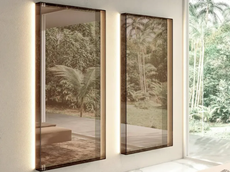Specchio design Glass  di Lago scontato -49%