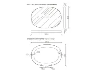 Specchio modello Lumiere di Riflessi a prezzi convenienti