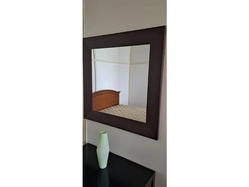 Specchio in stile moderna Mirror wood OFFERTA OUTLET