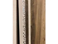 Specchio modello Specchio artigianale con cornice bianca-argento di Artigianale a prezzi outlet