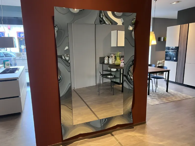 Specchio in stile design Specchio glimpse rettangolare OFFERTA OUTLET