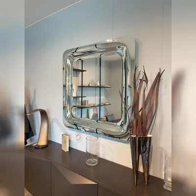 Specchio moderna Cv 581 specchio glenn di Cattelan italia a prezzo Outlet