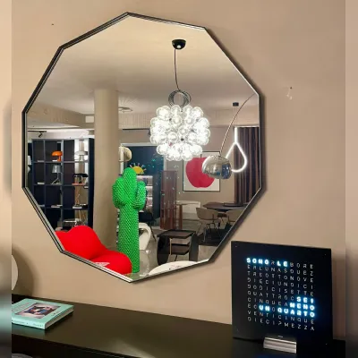 Specchio moderna Visual decagonal di Sovet a prezzo Outlet