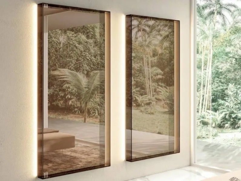 Specchio moderno Glass di Lago a prezzo Outlet