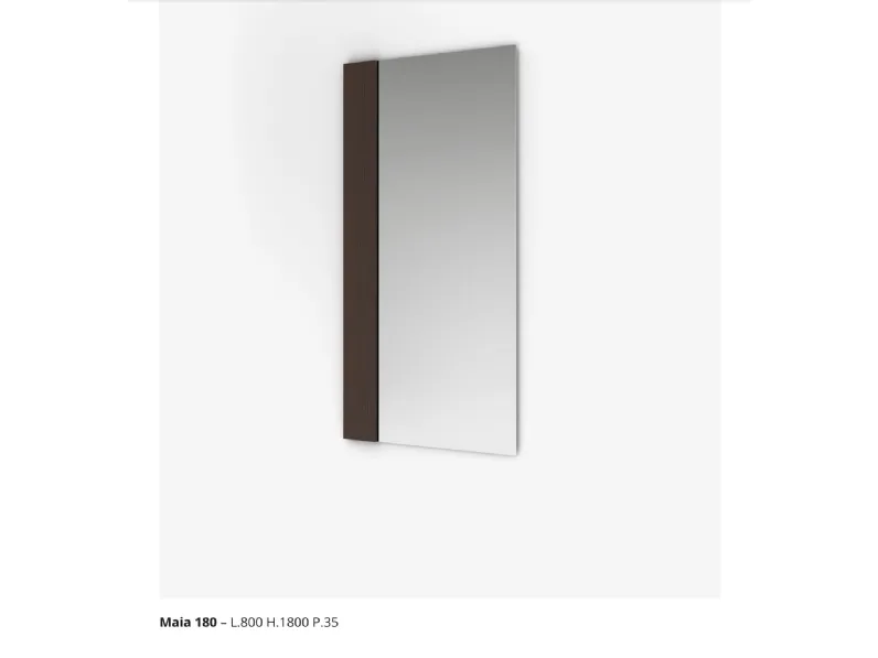 Specchio in stile moderno Maia led OFFERTA OUTLET