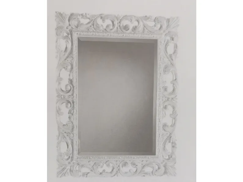 Specchio Specchiera con cornice intagliata a foglia di Mottes selection in stile classico SCONTATO