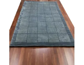 TAPPETO LANA 100% GCM MODELLO INDO GRIGIO DIMENSIONI 170X290