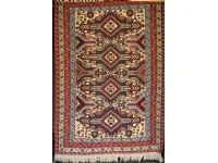 Tappeto classico rettangolare in lana Sumak cm.160x240 di Sitap a prezzo scontato