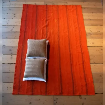 Tappeto Classico in fibra naturale  modello Tappeto orientale kilim curtain 100 % lana con forte sconto