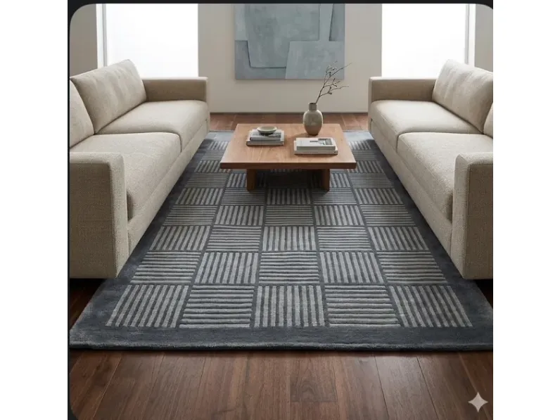 Tappeto Tappeto in lana laos 170x240 natuzzi Natuzzi a PREZZI OUTLET