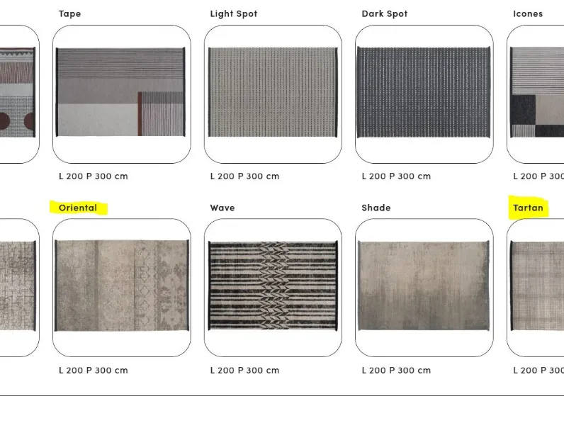 Tappeto Moderno in fibra sintetica  modello Oriental a prezzi convenienti