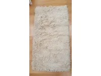 Tappeto modello Shaggy beige Artigianale in fibra naturale  a prezzo scontato